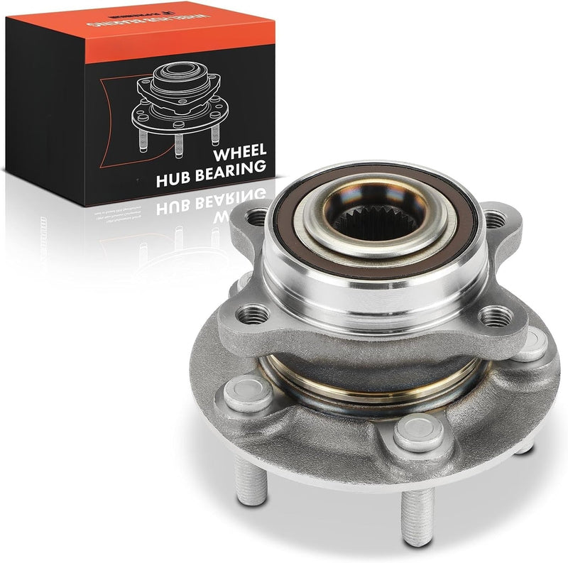 Front Wheel Bearing and Hub Assembly for Ford Fusion 2013-2020, Lincoln MKZ 2013-2015, 5-Lug, Also Rear on AWD