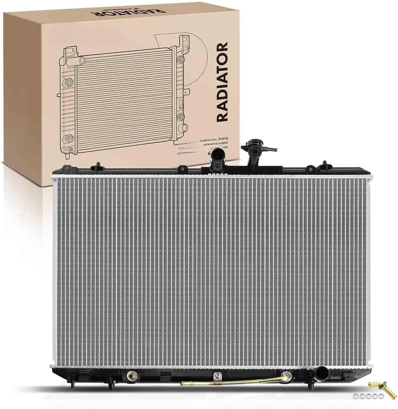Radiator with Transmission Oil Cooler for Toyota Highlander 2008-2010, V6 3.5L, Automatic Transmission, without Tow Package