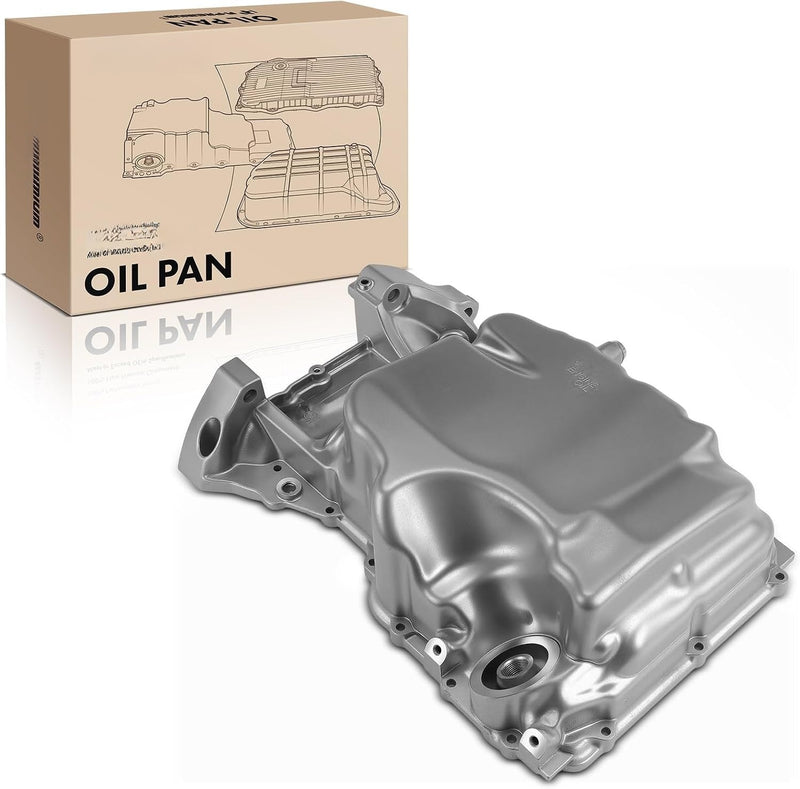 Aluminum Engine Oil Pan With Drain Plug for Acura TLX 2015-2020, Honda Accord 2013-2017 2.4L