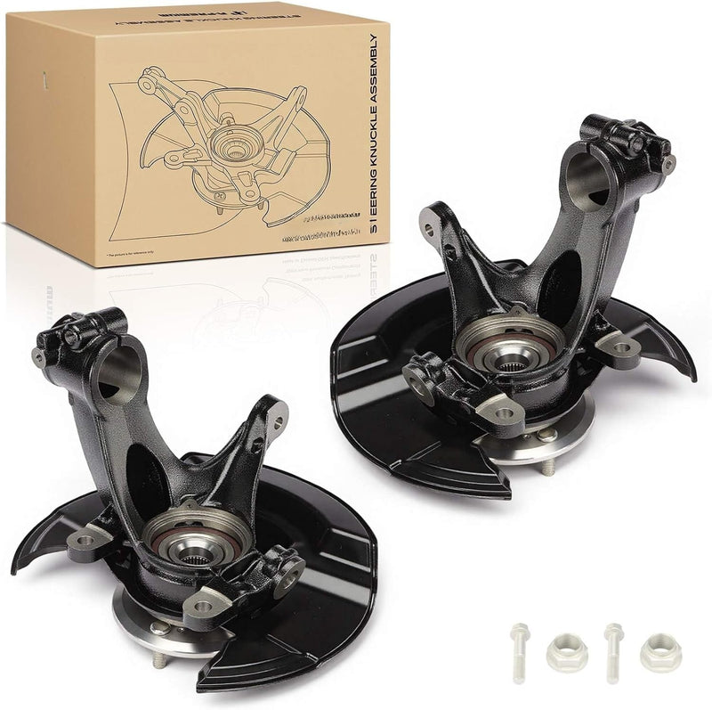 Front Steering Knuckle with Wheel Bearing and Hub Assembly for Honda CR-V 2017-2023, Gas