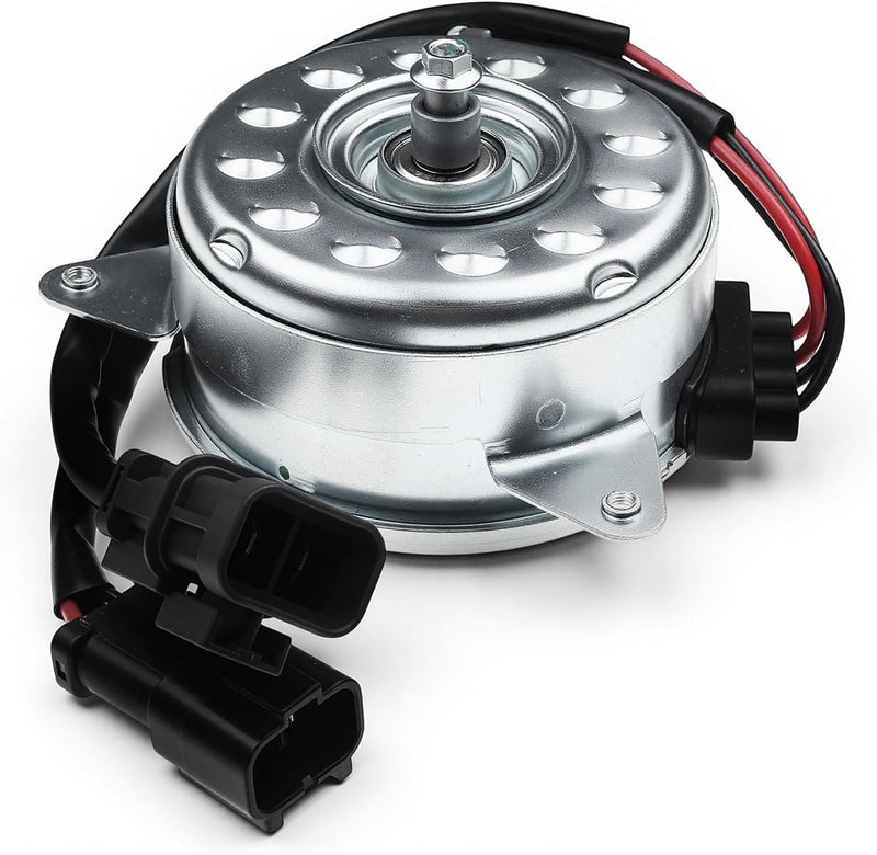 Radiator Cooling Fan Motor for Nissan Versa 2012-2019, Versa Note 2014-2019, 1.6L CVT, 12V 4-Pin