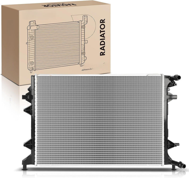 Engine Coolant Radiator for Volkswagen Jetta Sedan 2016-2018, 1.4L L4