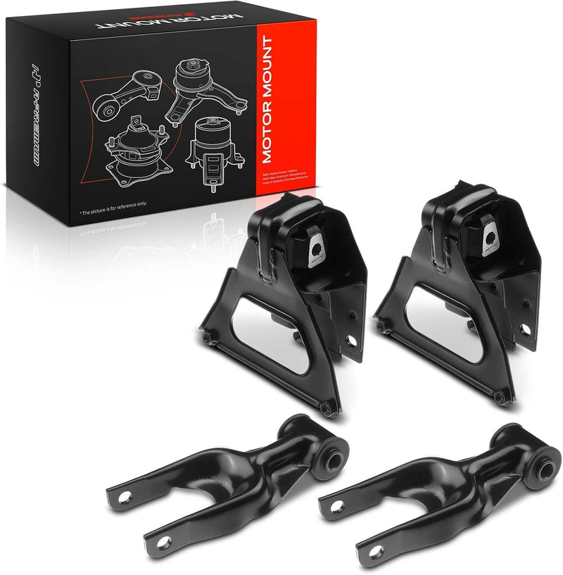 Front Left and Right Engine and Torque Strut Mount Set of 4 for Pontiac Grand Prix 1997-2008, Buick LaCrosse 2005-2009 3.8L