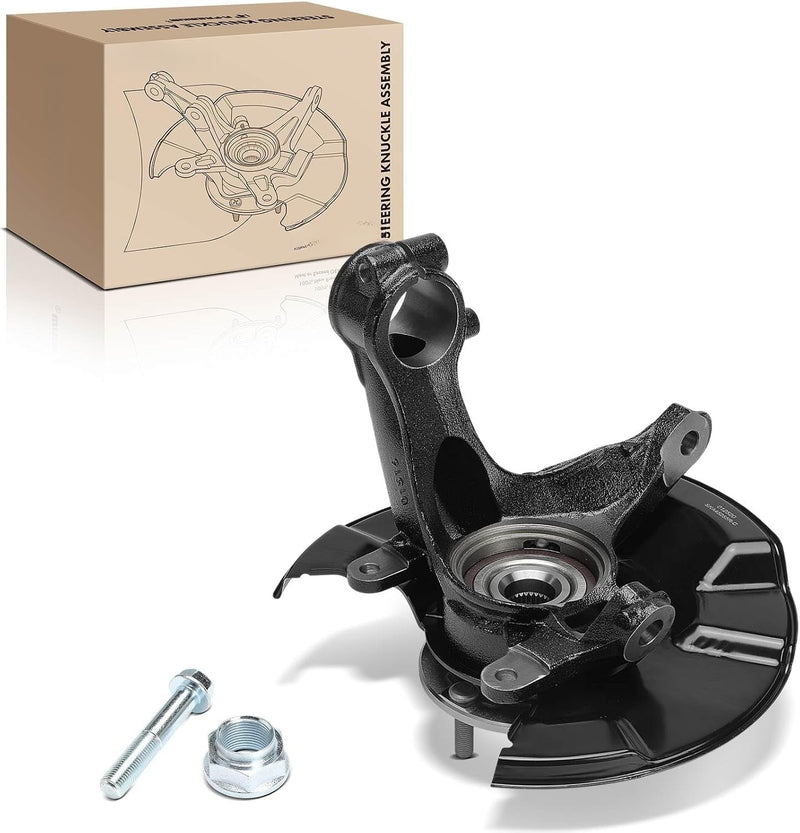 Front Right Steering Knuckle with Wheel Bearing Hub for Honda Accord 2018-2022, Passenger Side