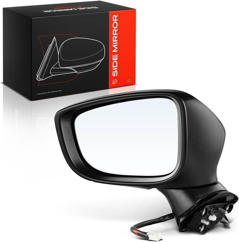 Left Driver Side Power Door Mirror for Mazda 3 2017-2018, 3 Sport 2017-2018, Japan-Built