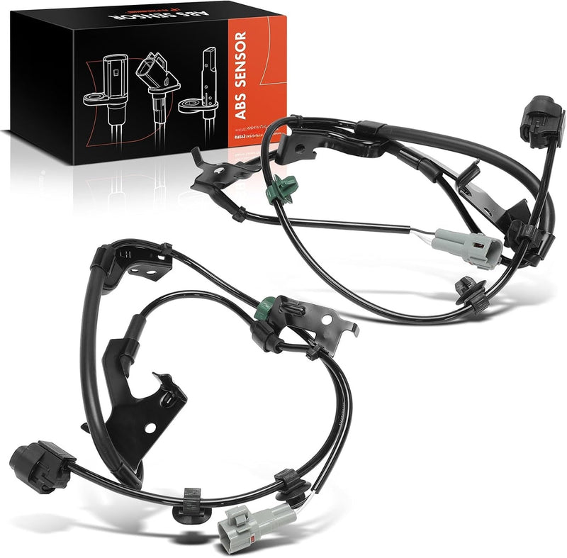 Front ABS Wheel Speed Sensor Wire Harness Set of 2 for Toyota 4Runner 2003-2009, FJ Cruiser 2007-2010, Left and Right