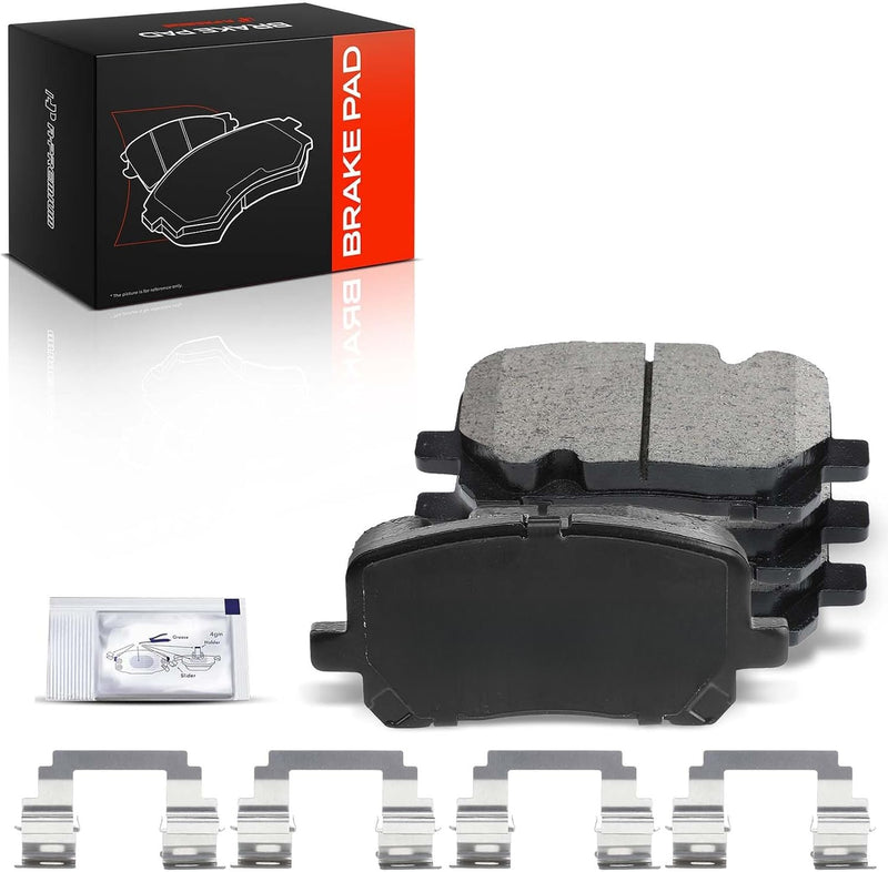 Front Ceramic Brake Pads for Toyota Corolla 2003-2008, Matrix 2003-2008, Pontiac Vibe 2003-2008, 1.8L
