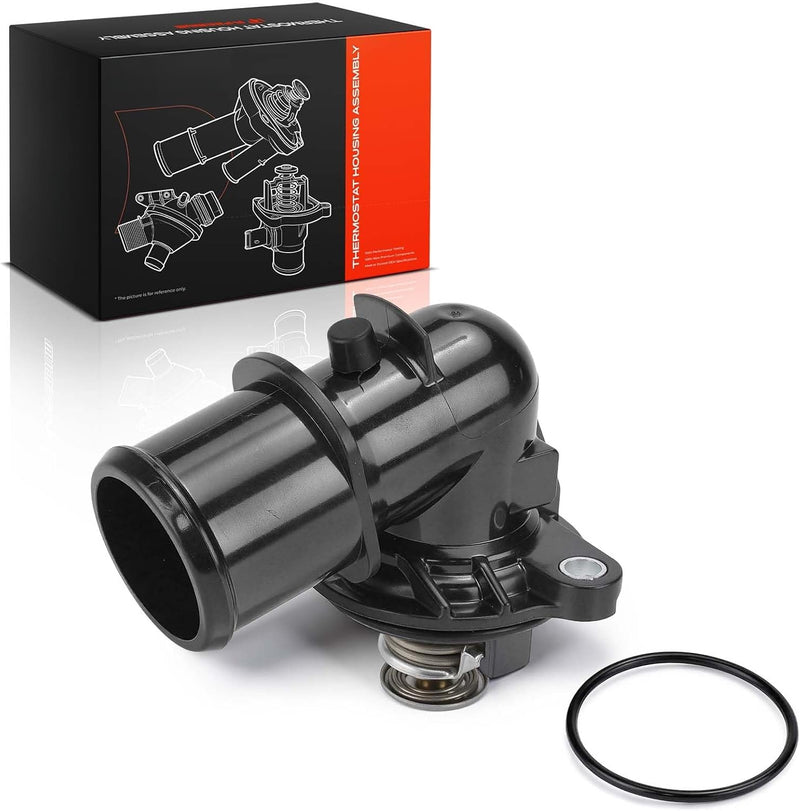 Thermostat Housing Assembly with Cover for Jeep Grand Cherokee 2014-2021, Wrangler 2020-2022, Gladiator 2021-2022