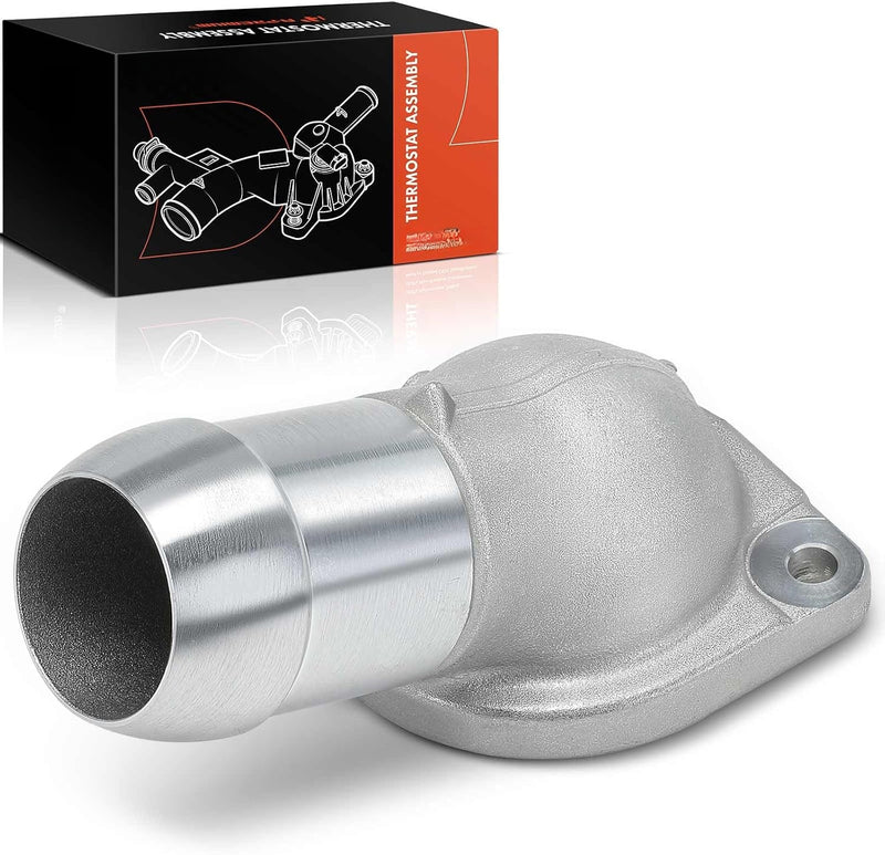 Aluminum Engine Coolant Thermostat Housing, 30 Degree Neck, 2 Mounting Holes, Replaces 12568911