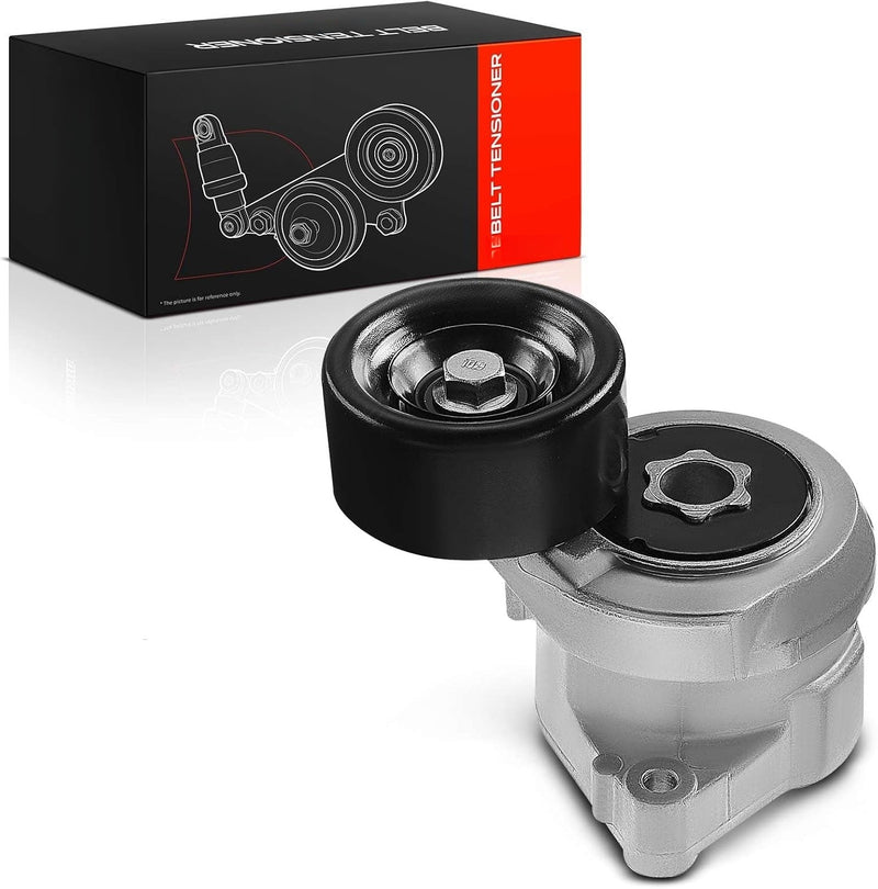 Belt Tensioner Assembly with Pulley for Honda Accord 2008-2012, Crosstour 2012-2015, Acura TSX 2009-2014 2.4L