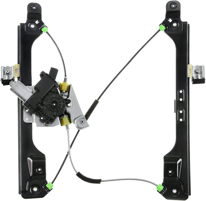 Front Left Driver Side Power Window Regulator With Motor for Cadillac SRX 2010-2015, Saab 9-4X 2011, 7-Pin