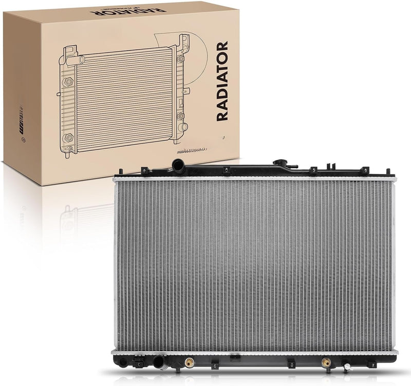Radiator with Transmission Oil Cooler for Honda Odyssey 1999-2004 3.5L V6, Automatic Transmission