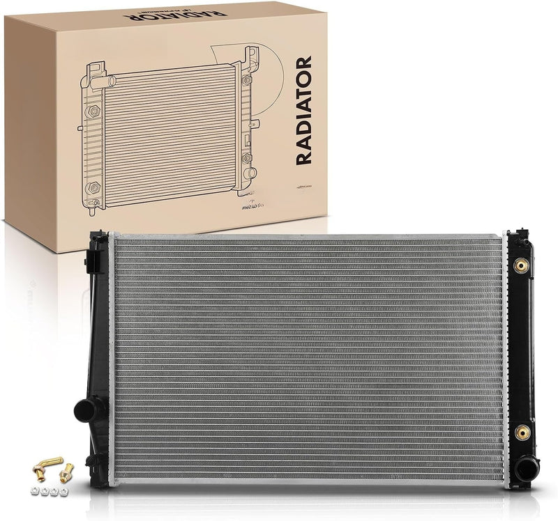 Radiator with Transmission Oil Cooler for Toyota RAV4 2006-2012 3.5L V6, Japan Built, without Tow Package