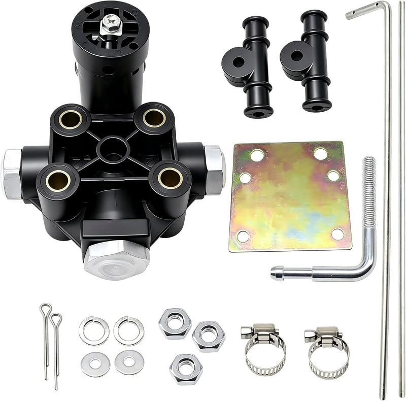 Air Height Leveling Control Valve Kit for Truck, Trailer and Bus Air Suspension, Replaces S-9978, KN27000