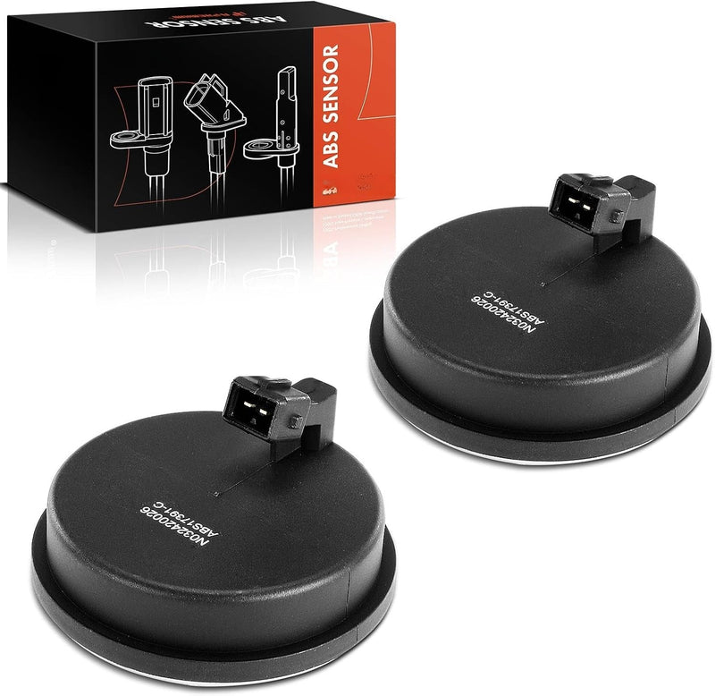 Rear ABS Wheel Speed Sensors for Hyundai Santa Fe 2006-2018, Veracruz 2007-2012, Kia Sedona 2014-2021, Left and Right, Pair