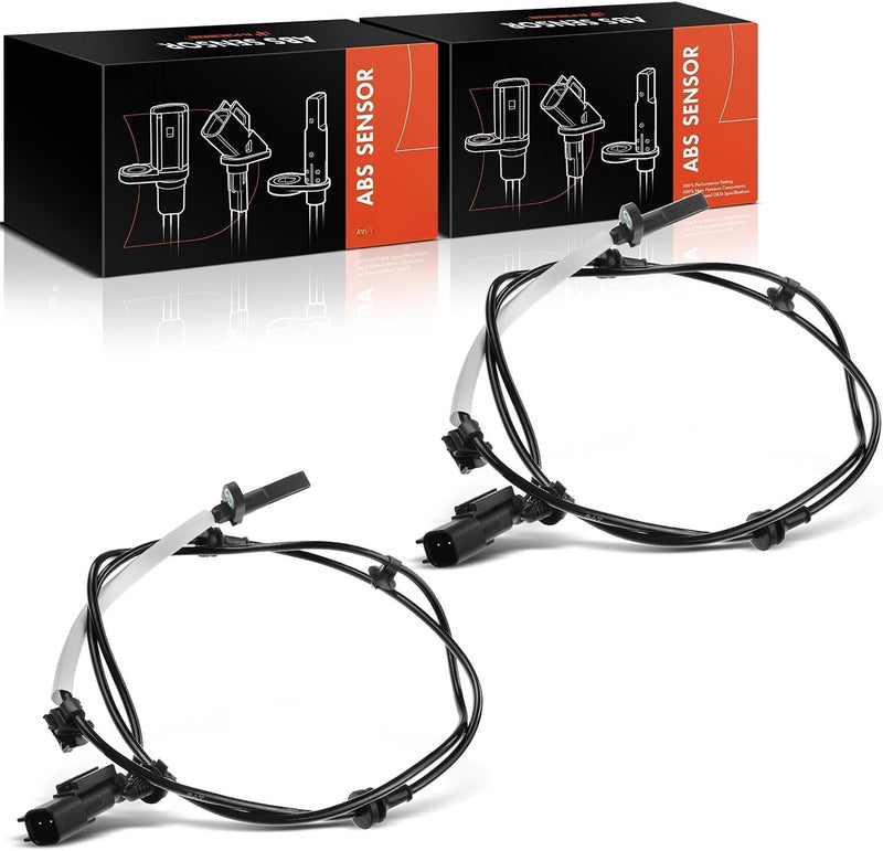 Front ABS Wheel Speed Sensor Pair for Ford Taurus 2013-2015, Explorer 2012-2015 Police