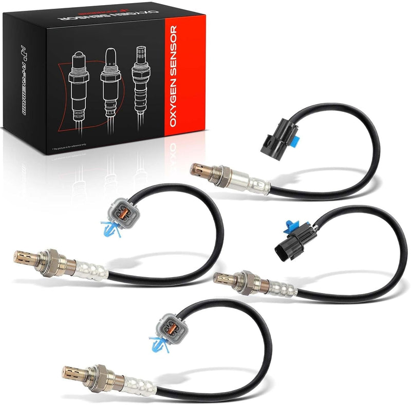 Upstream and Downstream O2 Oxygen Sensor Set for Hyundai Santa Fe 2010-2018, Kia Sorento 2011-2018, Sedona 2011-2012, V6