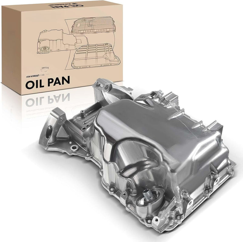 Metal Engine Oil Pan With Drain Plug for Acura ILX 2016-2018, Honda CR-V 2015-2016 2.4L