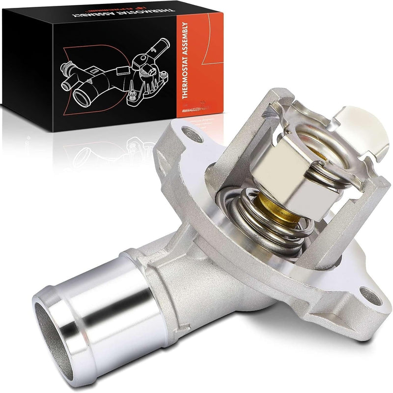 Thermostat Housing with Thermostat for Chevrolet Malibu 2016-2022, Equinox 2018-2022, Cruze 2016-2019, Buick Encore 2016-2019