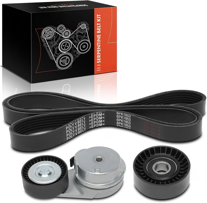 Serpentine Belt Drive Kit for Ram 1500 2013-2022, 1500 Classic 2019-2022, 5.7L OHV