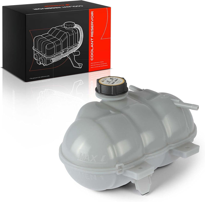 Pressurized Engine Coolant Expansion Tank for Ford Mustang 2015-2023, with 21 PSI Cap