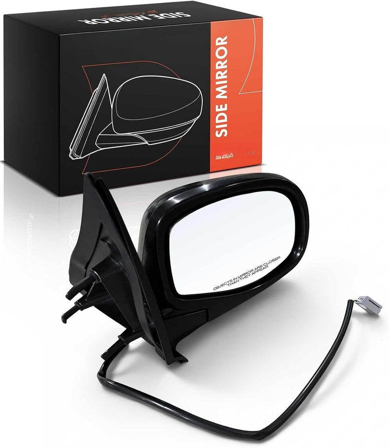 Front Right Passenger Side Power Mirror for Ford Ranger 1993-2002, Non-Heated, Non-Folding, Black