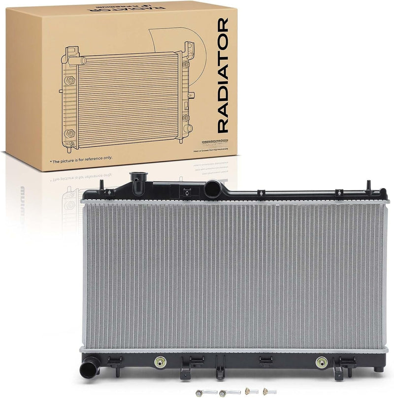 Radiator with Transmission Oil Cooler for Subaru Outback 2010-2014, Legacy 2011-2014, H4 2.5L, Automatic or CVT
