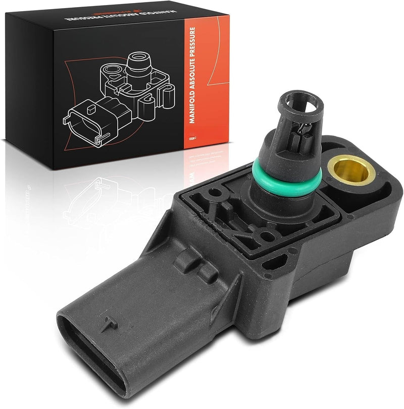 Manifold Absolute Pressure MAP Sensor for Volkswagen Jetta 2014-2019, Passat 2014-2019, Golf 2015-2018, Atlas 2018-2023