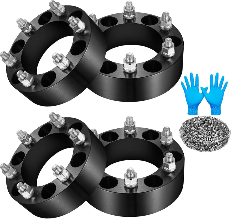 Forged Wheel Spacers 2 Inch 6x139.7, 108mm Bore, for Toyota 4Runner 1984-2023, Tacoma 2016-2023, FJ Cruiser 2007-2014