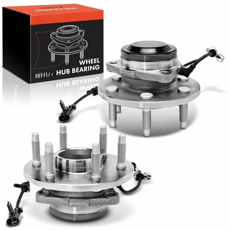 2WD Front Wheel Bearing and Hub Assembly for Chevrolet Tahoe 2000-2006, Silverado 1500 1999-2006, GMC Sierra 1500 1999-2006