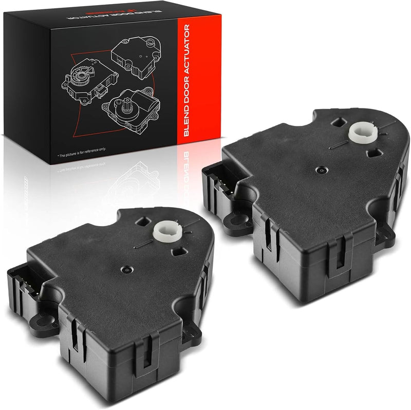 Main or Left and Right Main Temperature Blend Door Actuator Set of 2 for Ford Fusion 2010-2012, Lincoln MKZ 2010-2012
