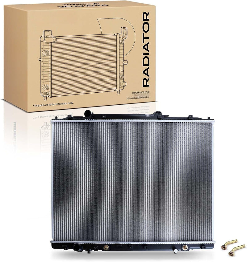 Radiator with Transmission Oil Cooler for Honda Pilot 2009-2015, Ridgeline 2009-2014, 3.5L V6, Automatic Transmission