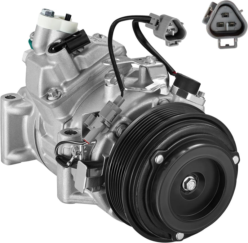 A/C Compressor with Clutch for Toyota Camry 2012-2017, Avalon 2013-2018, Sienna 2011-2016, Lexus ES350 2013-2018