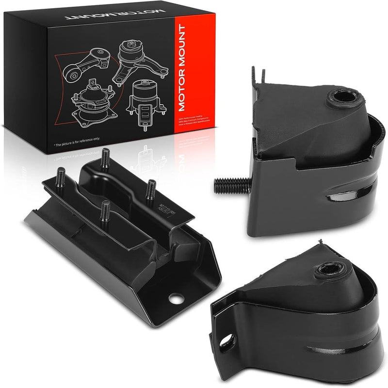 Engine and Transmission Mount Kit for Jeep Cherokee 1987-1996, Comanche 1987-1992, Wagoneer 1987-1990 4.0L
