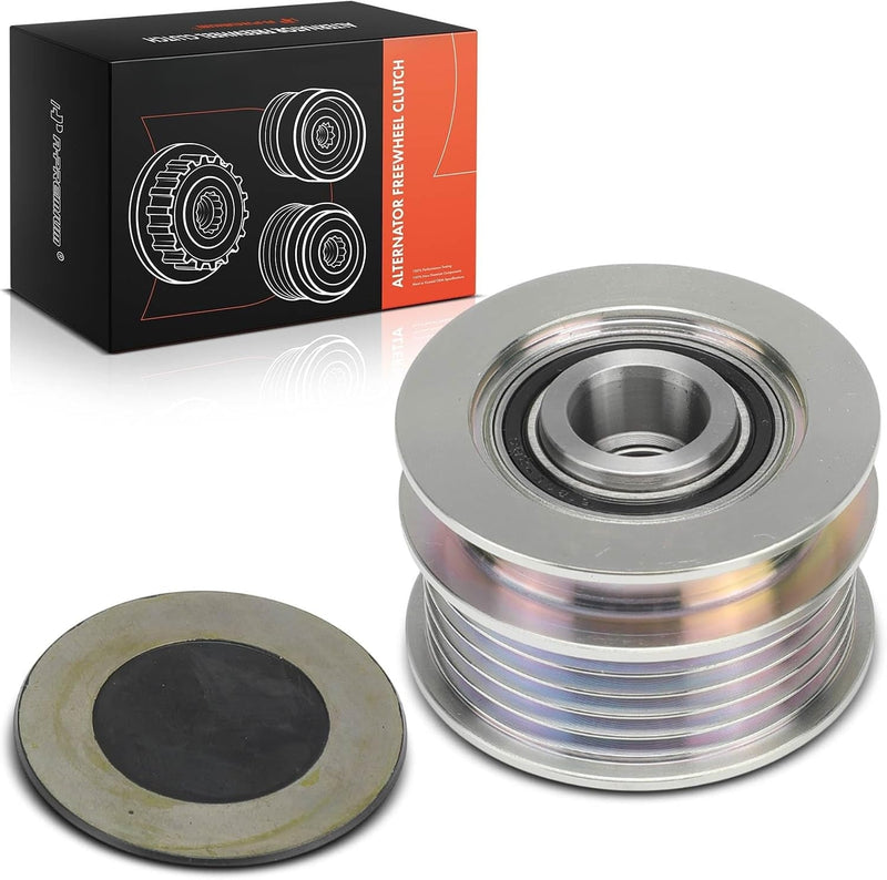 Alternator Overrunning Clutch Pulley, 5-Groove, for Volkswagen Jetta 2011-2013, Passat 2012-2014, 2.5L L5