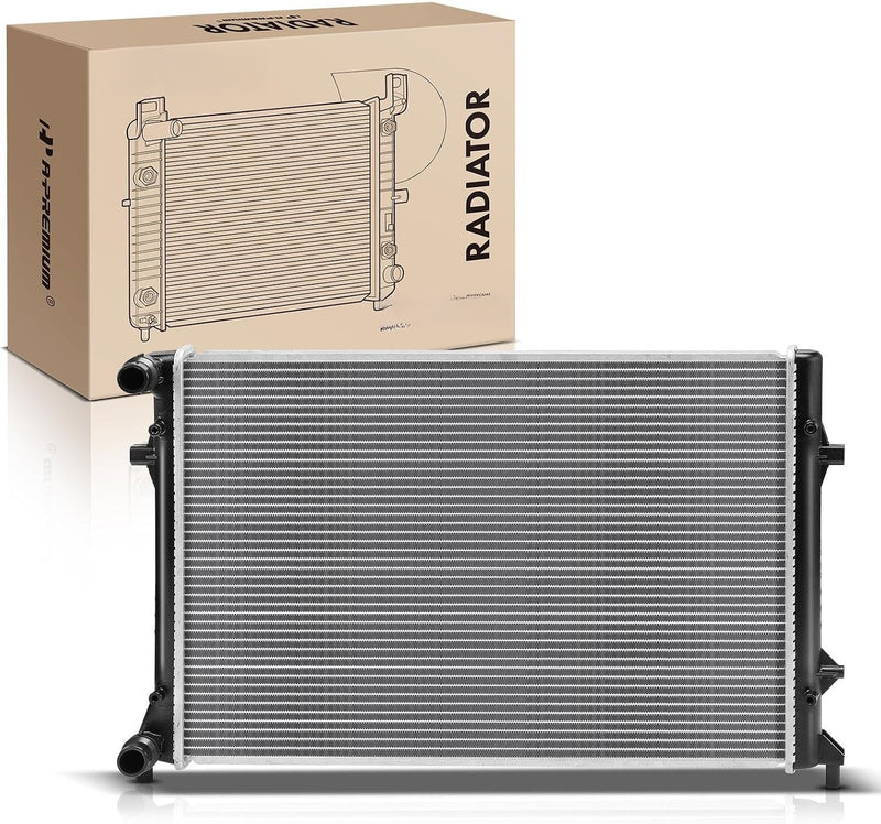 Engine Coolant Radiator for Volkswagen Jetta 2009-2014 2.5L, Golf 2010-2014 2.5L, Passat 2012-2018 3.6L, CC 2013-2016