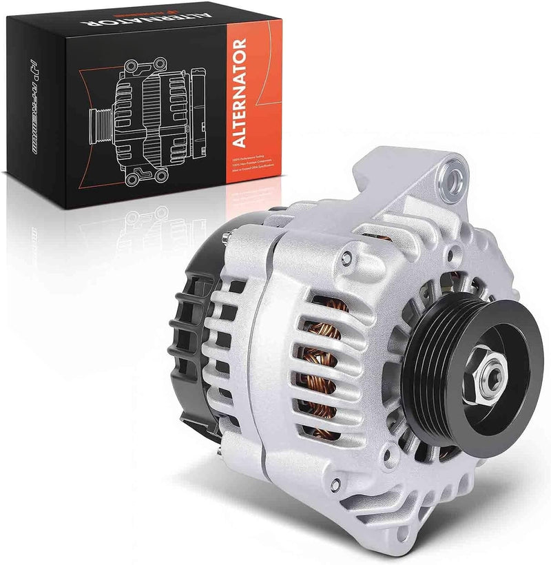 Alternator for Honda Accord 2003, 3.0L V6, 12V 105A 6-Groove Pulley