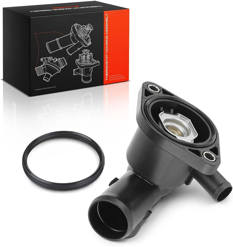 Engine Coolant Thermostat Housing Assembly for Toyota Camry 2012-2017, Avalon 2013-2018, Lexus ES300h 2013-2018, 2.5L, 82°C