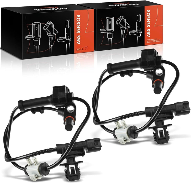 Front ABS Wheel Speed Sensor Pair for Chevrolet Silverado 2500 HD 2011-2020, Silverado 3500 HD 2015-2016