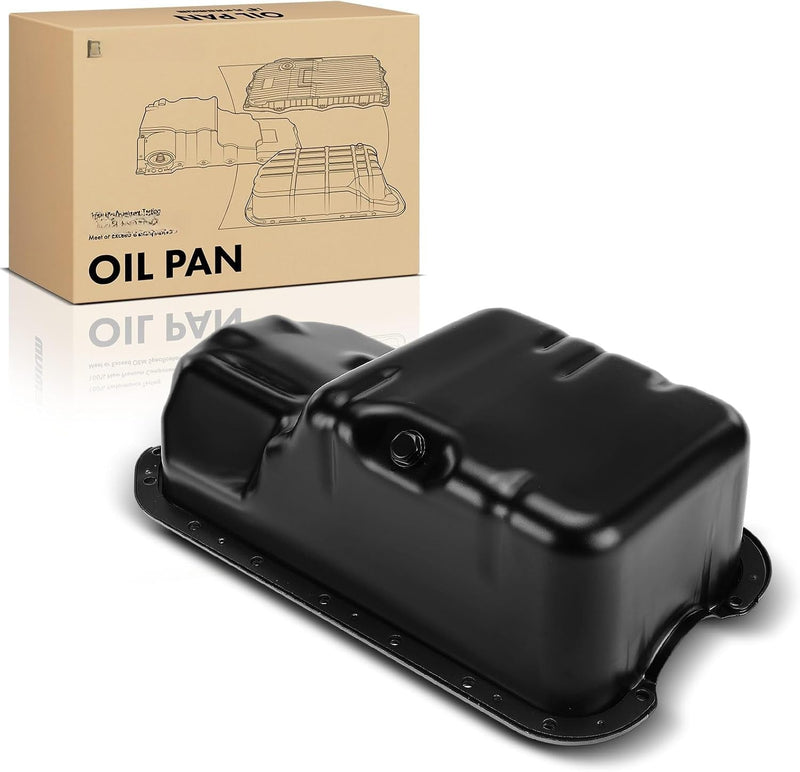 Engine Oil Pan With Drain Plug for Honda Civic 1988-1995, Civic del Sol 1993-1995, CRX 1988-1991 1.5L, 1.6L