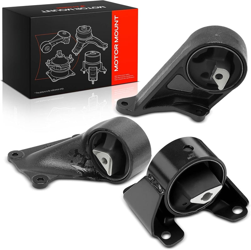 Engine and Transmission Mount Set of 3 for Jeep Grand Cherokee 1999-2004 4.0L 4WD Automatic