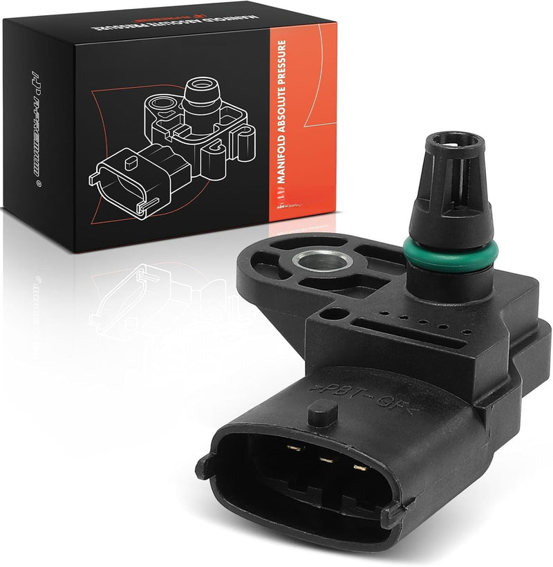Turbo MAP Boost Pressure Sensor for Ford Escape 2017-2019, Fusion 2013-2020, Focus 2013-2018, Chevrolet Cruze 2013-2015