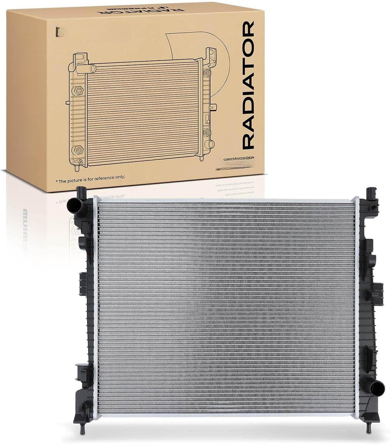 Radiator for Jeep Grand Cherokee 2016-2021, Dodge Durango 2016-2021, 3.6L V6, Automatic Transmission, Standard Duty Cooling