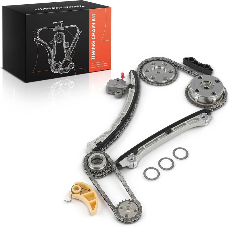 Timing Chain Kit with VVT Sprocket for Mazda 3 2007-2013, Mazda 6 2006-2007, CX-7 2007-2012, Turbocharged DOHC L4 2.3L