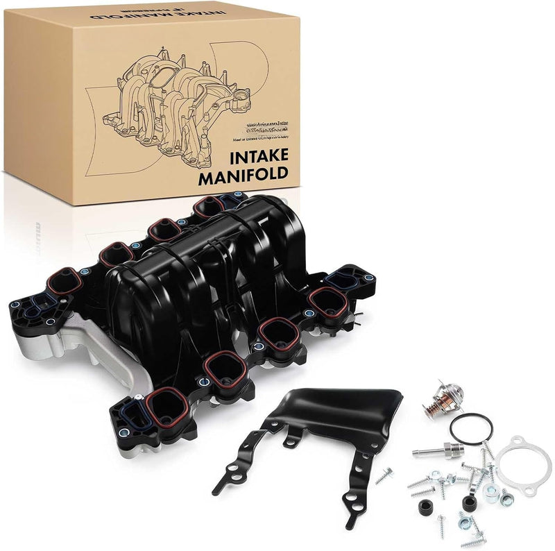 Intake Manifold for Ford Explorer 2002-2005, Mercury Mountaineer 2002-2005, SOHC V8 4.6L, With Thermostat and Gasket