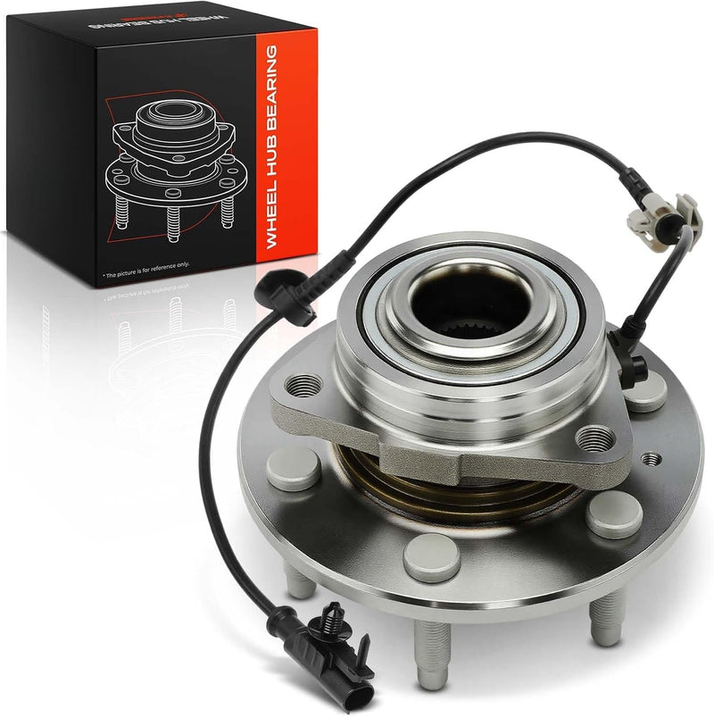 Front Wheel Bearing and Hub Assembly for Chevrolet Tahoe 2007-2014, Silverado 1500 2007-2013, GMC Yukon 2007-2014