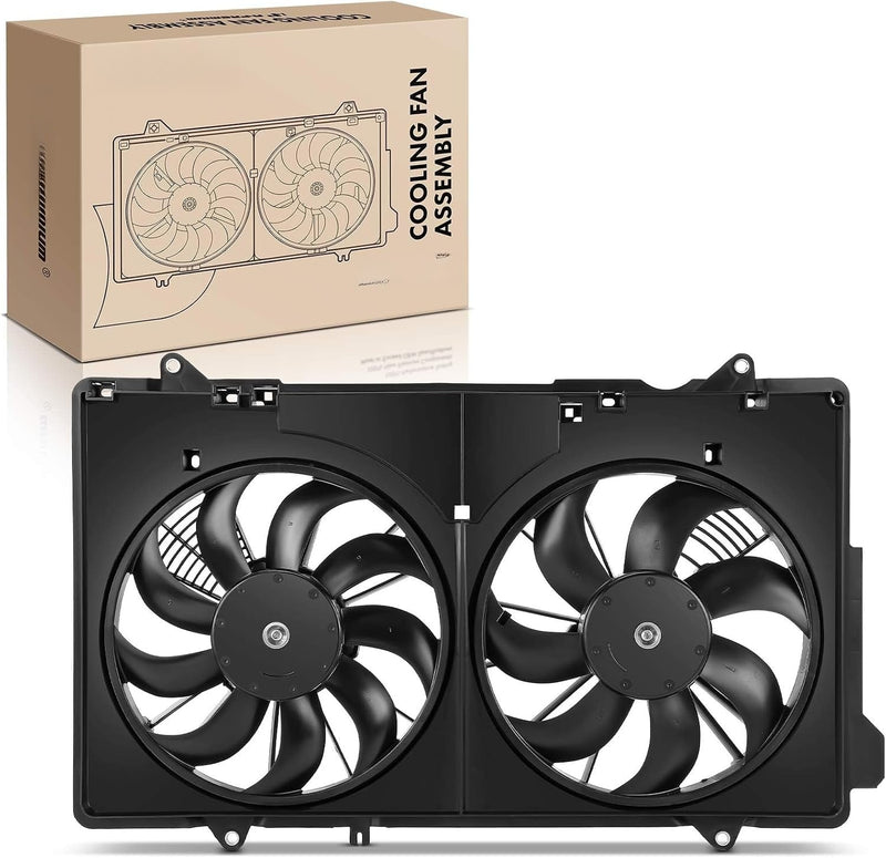Engine Radiator Cooling Fan Assembly with Dual Fans and Shroud for Mazda CX-5 2017-2024 2.5L Non-Turbo, CX-5 2025 2.5L