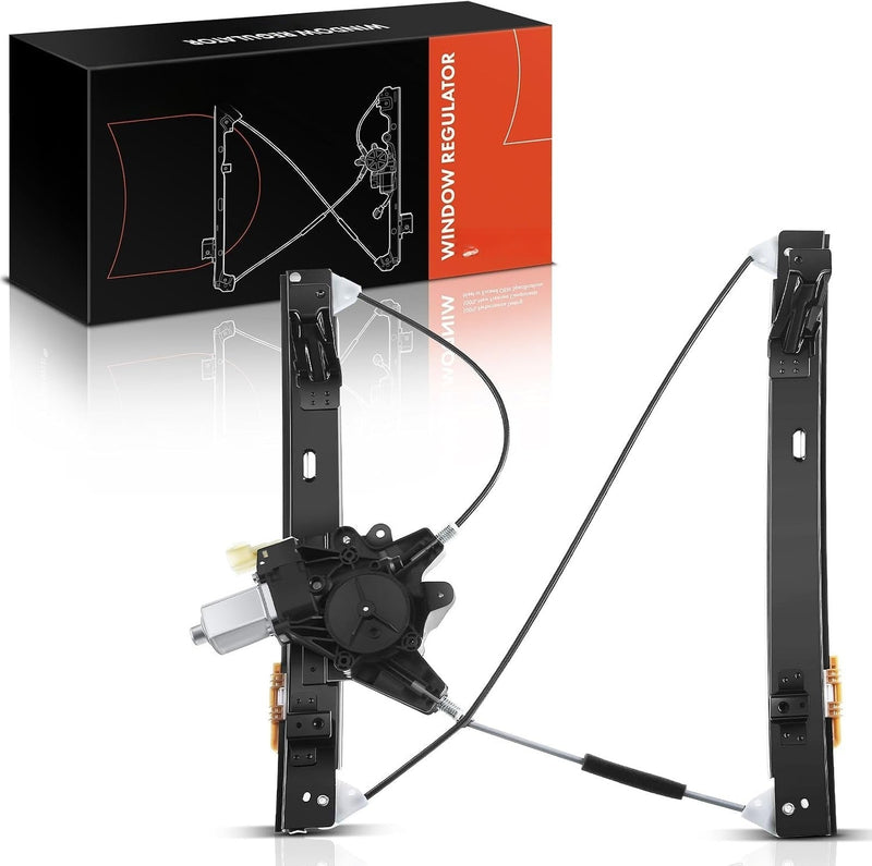 Front Left Driver Side Power Window Regulator With 2-Pin Motor for Ford Focus 2012-2018, Without Anti-Pinch