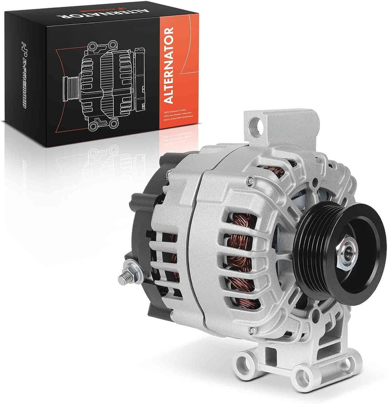 Alternator for Chevrolet Colorado 2007-2012, GMC Canyon 2007-2012, Hummer H3 2007-2010, H3T 2009-2010, 2.9L 3.7L