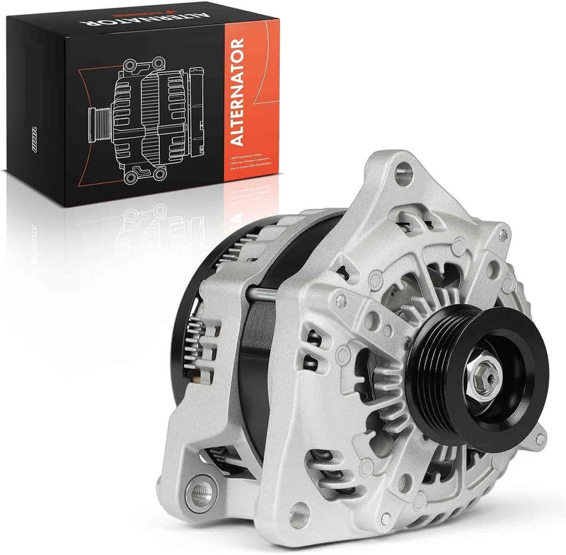 Alternator for Ford F-150 2012-2017 3.5L, 2012-2014 3.7L, 12V 200A 6-Groove